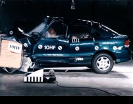 Краш тест Hyundai Accent (1998)